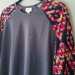 LuLaRoe | BNWT Randy Shirt M  ❤ Aztec pattern